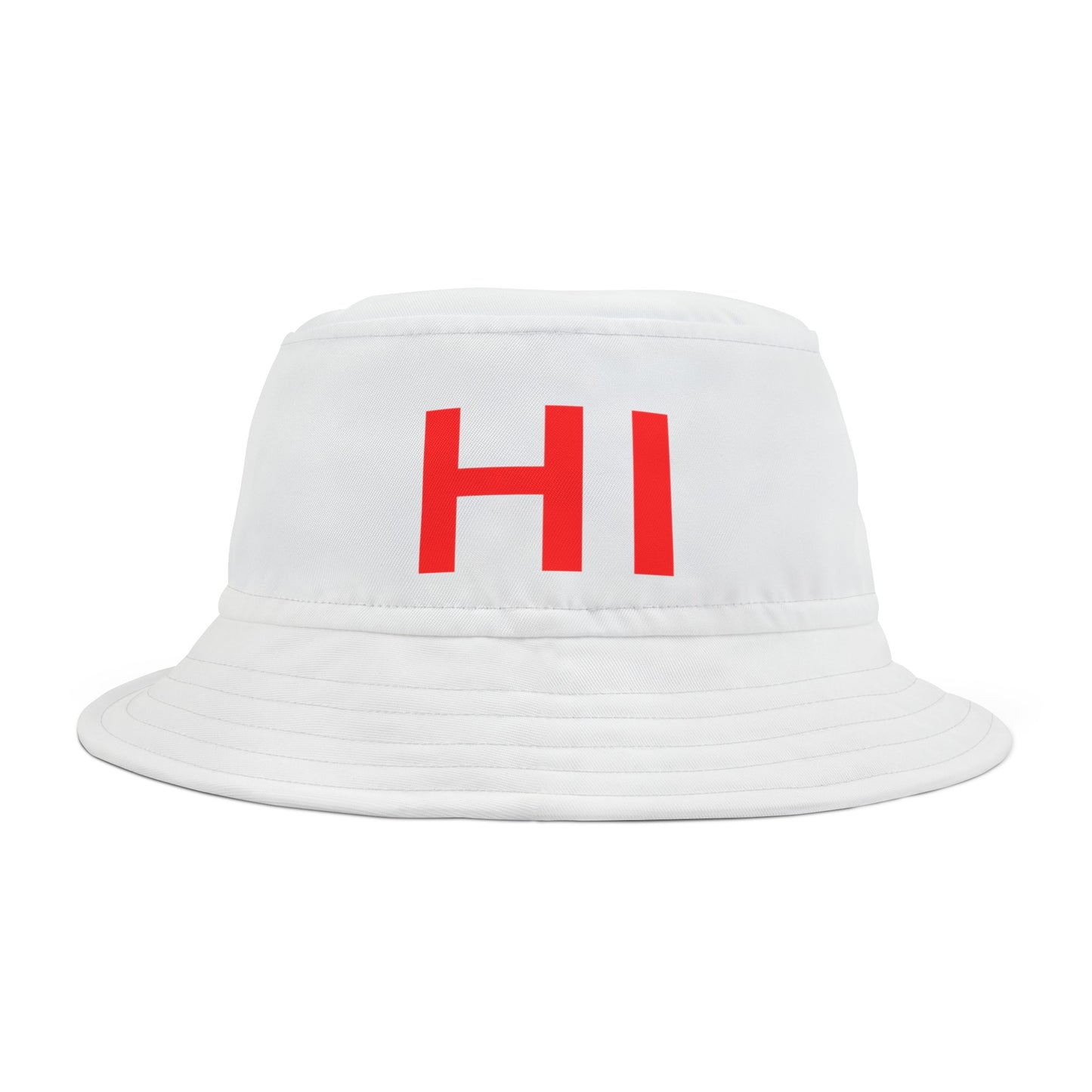 Turn Heads with Our "Hi" and "Bye" Bucket Hat