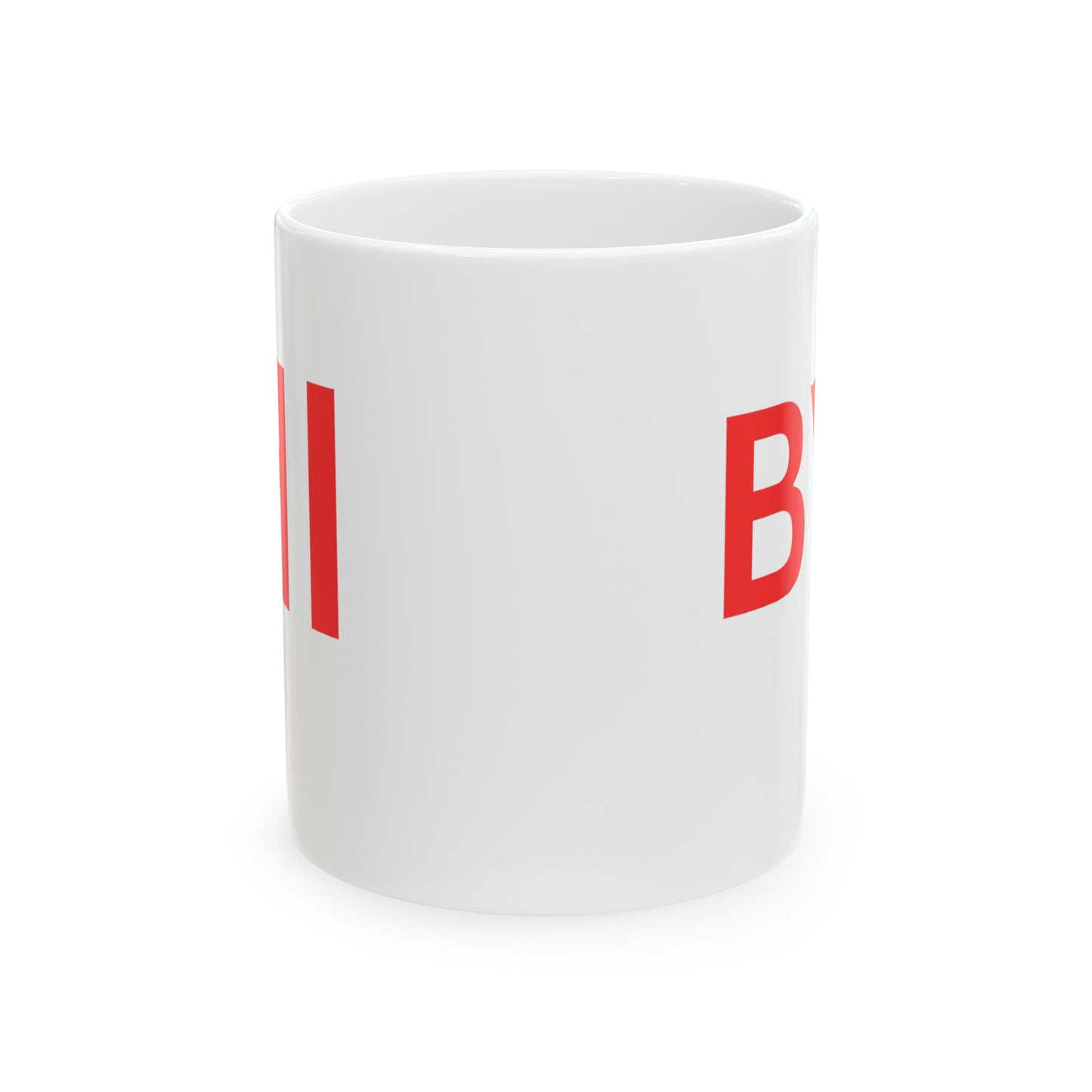 Start and End Your Day Right with Our "Hi" and "Bye" Ceramic Coffee Mug