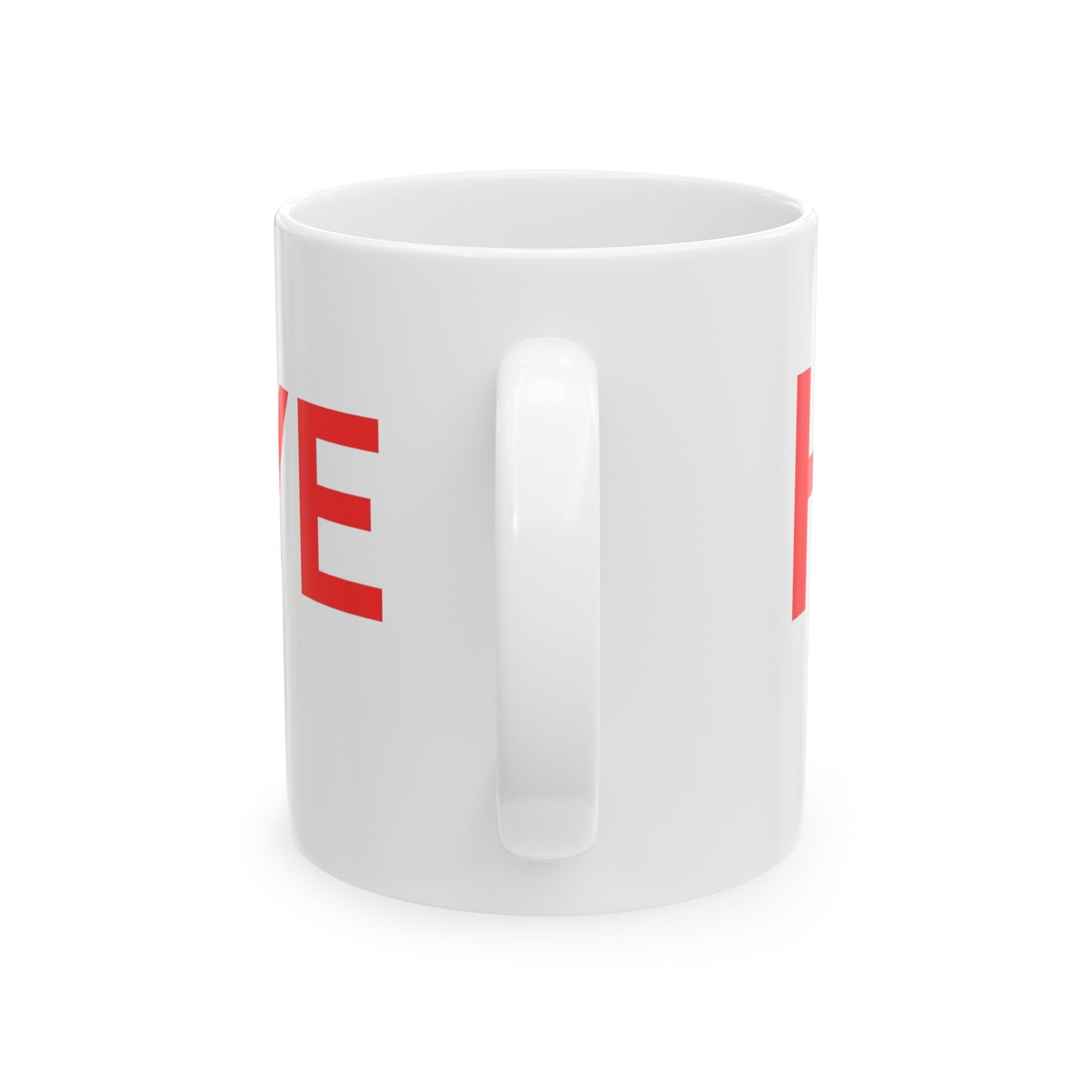 Start and End Your Day Right with Our "Hi" and "Bye" Ceramic Coffee Mug