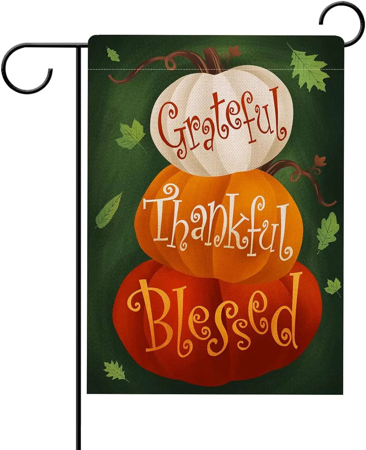 Thanksgiving Grateful Thankful Blessed Garden Flag