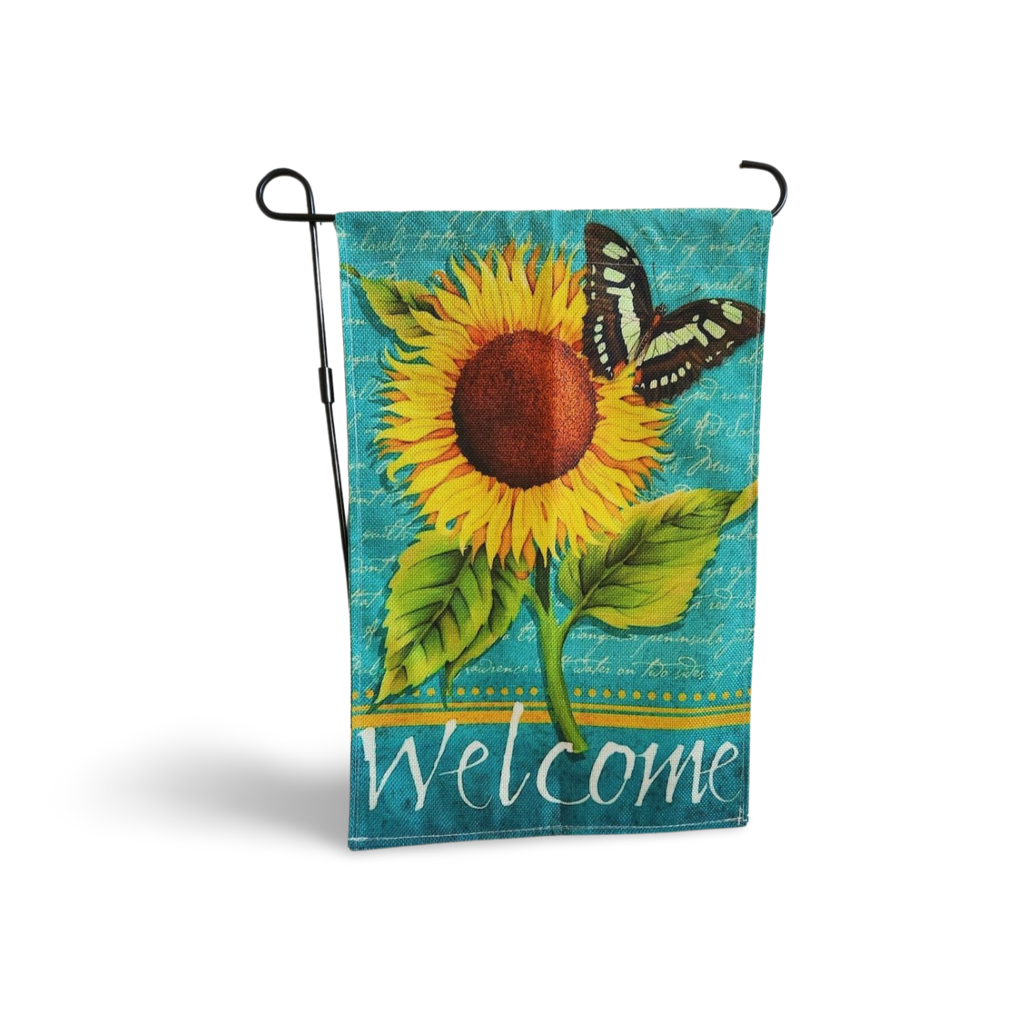 Sunflower Welcome Garden Flag