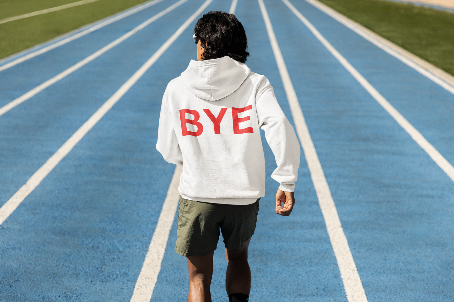 Make an Entrance and an Exit with Our "Hi" and "Bye" Hoodie Sweatshirt