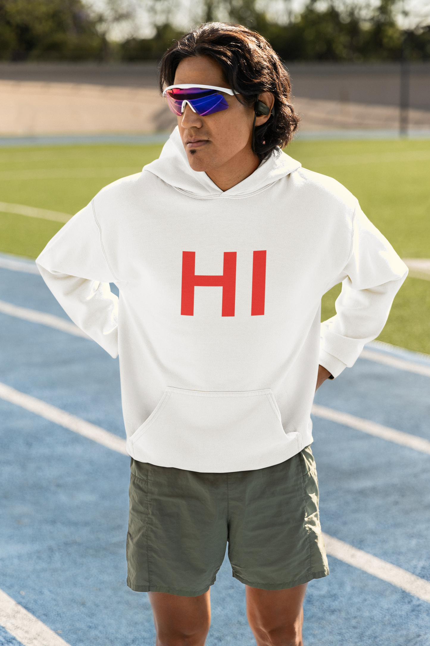 Make an Entrance and an Exit with Our "Hi" and "Bye" Hoodie Sweatshirt